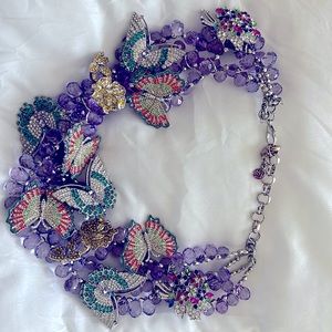 Sassy Jones necklace with 12 removable brooches